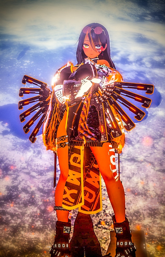 【3Dモデル】CFA-A-2(サイバー鉄扇)