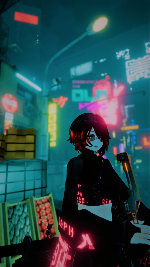 【3Dモデル】CFA-A-2(サイバー鉄扇)