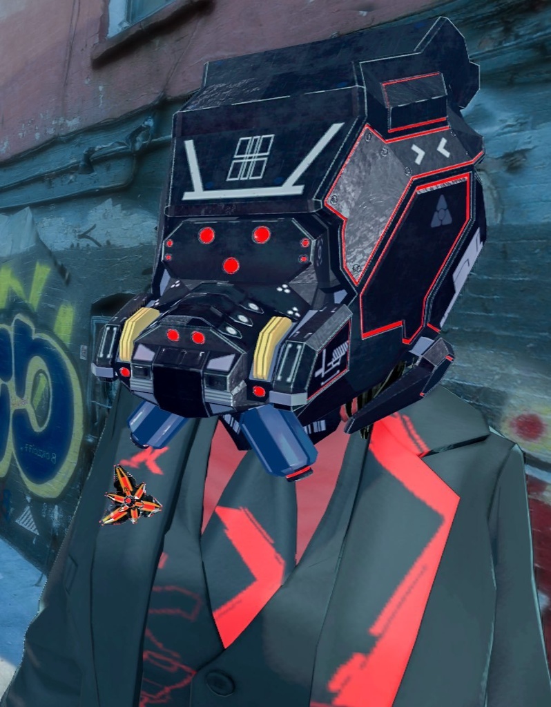 【VRChat想定】CFA-強化ヘルメット Ⅲ型