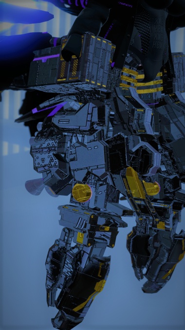 【3Dモデル】CFA-L-Ⅰ 重装戦術高機動義足 黎焔