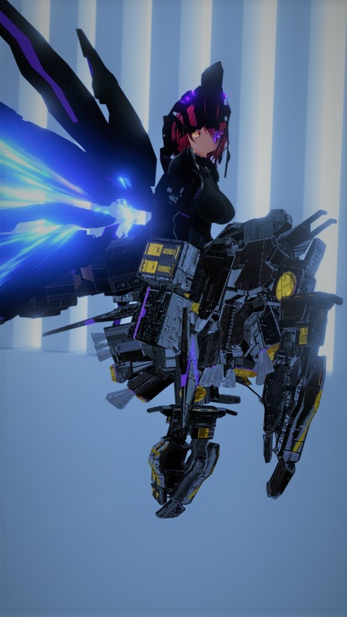 【3Dモデル】CFA-L-Ⅰ 重装戦術高機動義足 黎焔