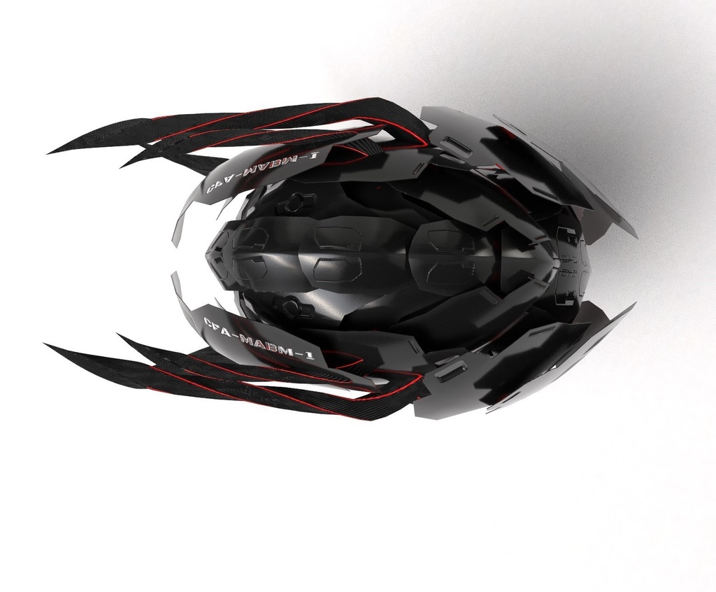 【3Dモデル】CFA-MAB-1 多重装甲 戦闘マスク