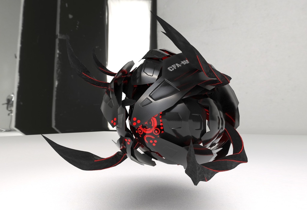 【3Dモデル】CFA-MAB-1 多重装甲 戦闘マスク