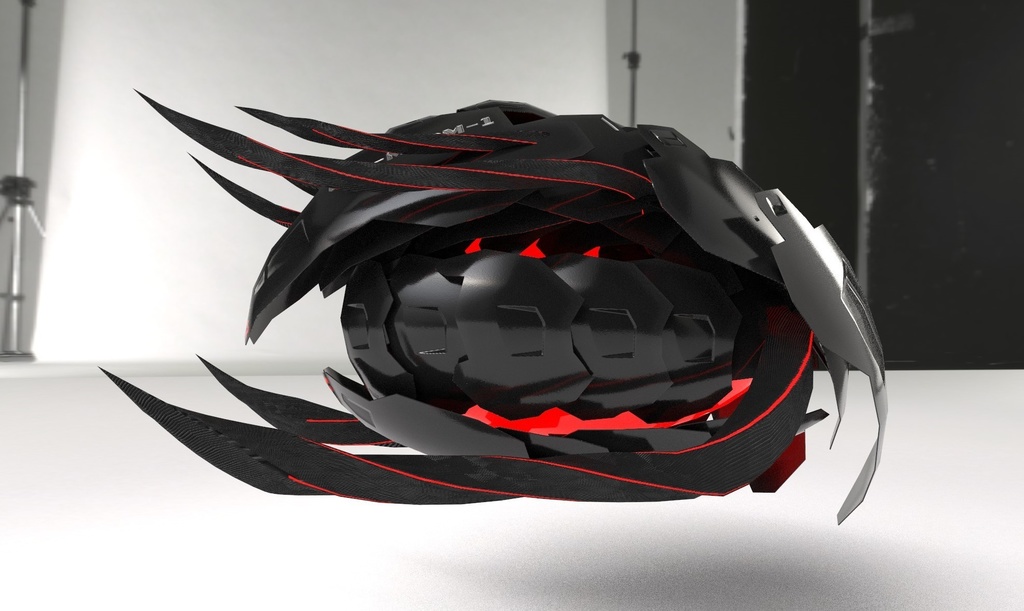 【3Dモデル】CFA-MAB-1 多重装甲 戦闘マスク