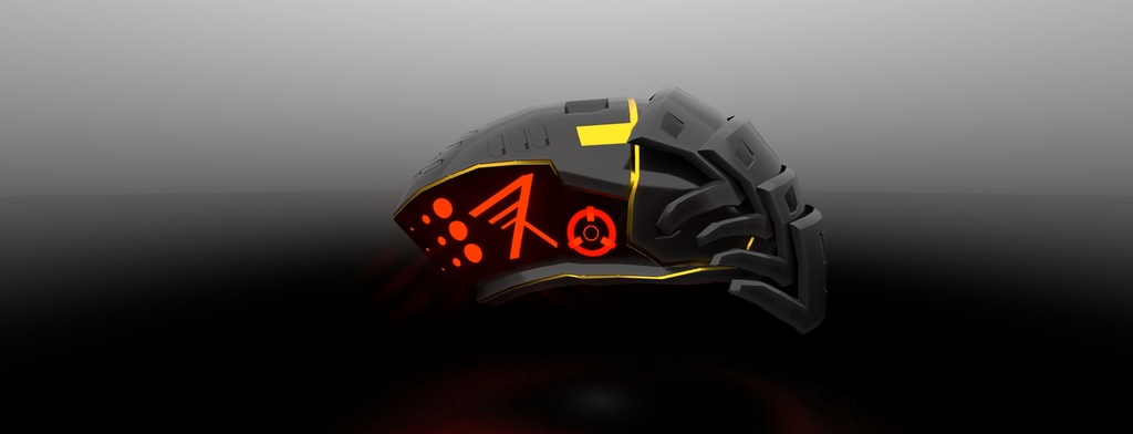 【3Dモデル】CFA-MAB-2 多重装甲 戦闘マスク2