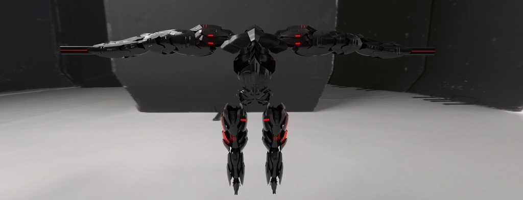 オリジナル3Dアバター「AI制御式戦闘機械」付属「CFAーRーUAV1」