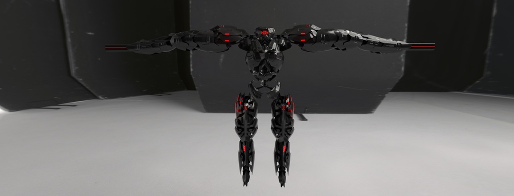 オリジナル3Dアバター「AI制御式戦闘機械」付属「CFAーRーUAV1」