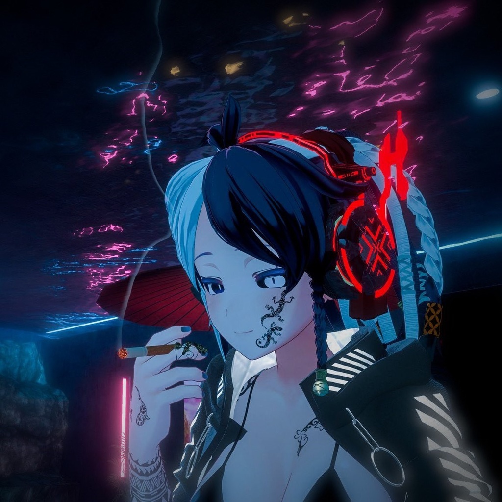 【3Dモデル】CFA-A-Ⅶ サイバー風ヘッドホン