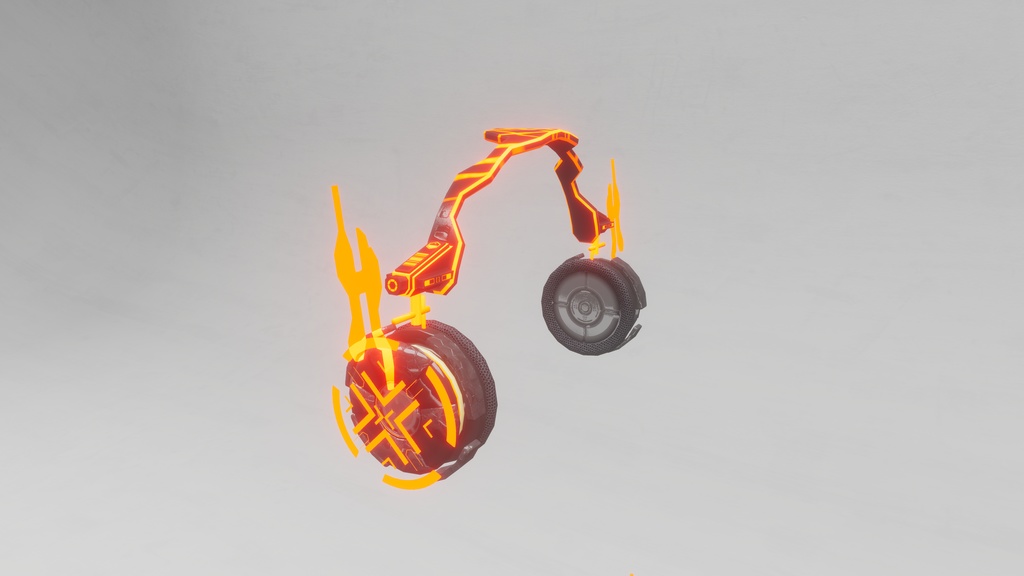 【3Dモデル】CFA-A-Ⅶ サイバー風ヘッドホン