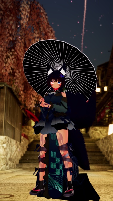 【3Dモデル】番傘 CFA-A-XI 光残響