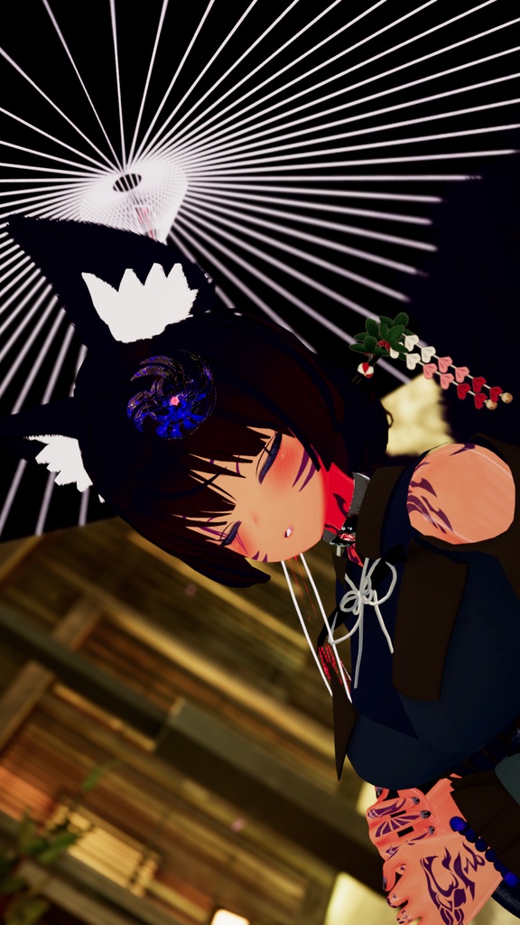 【3Dモデル】番傘 CFA-A-XI 光残響