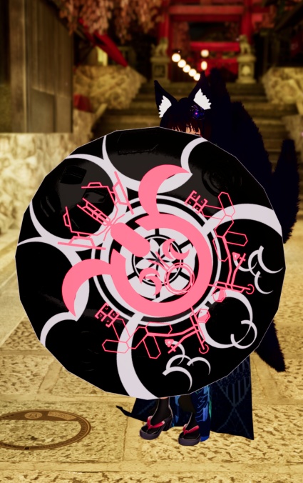 【3Dモデル】番傘 CFA-A-XI 光残響