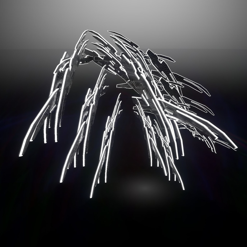 【3Dモデル】CFA-A-XII 獄翼