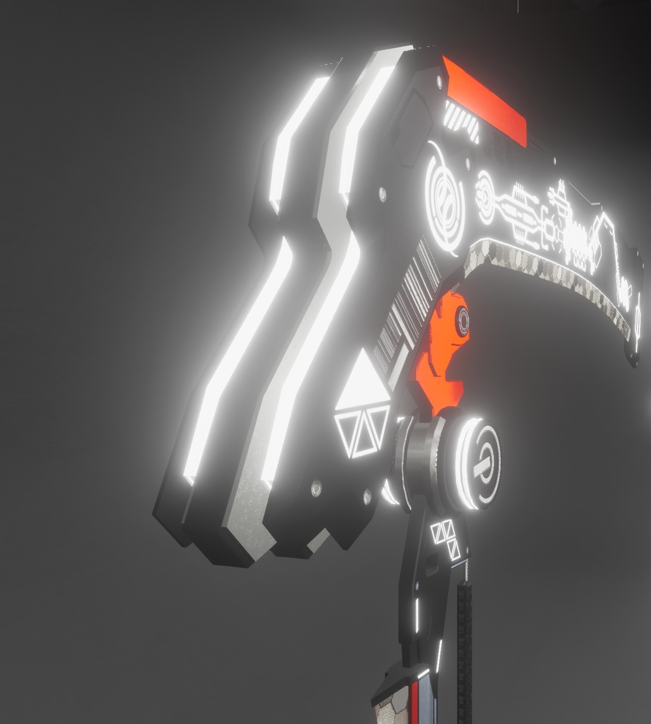 【3Dモデル】CFA-W-Ⅴ 機械鎌 久遠