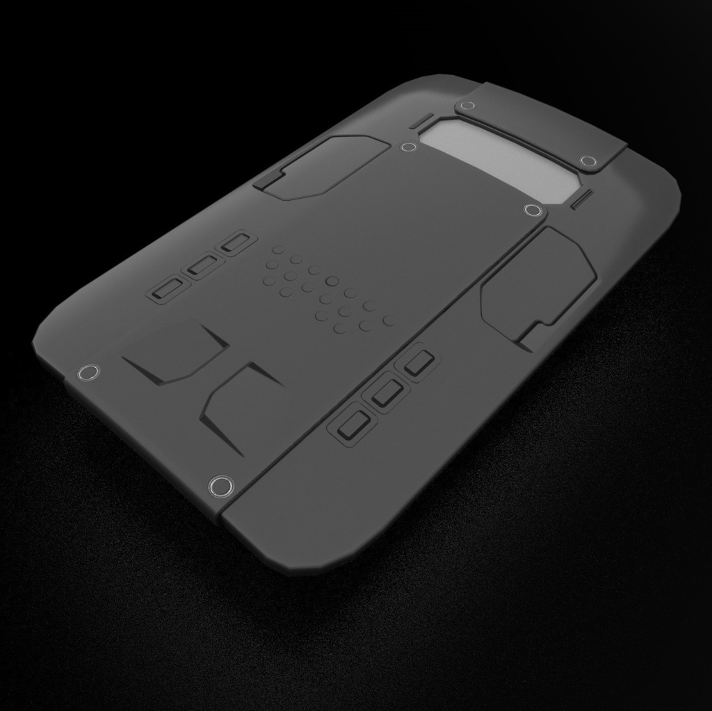 【3Dモデル】CFA-S-Ⅱ 特殊軽量合金シールド