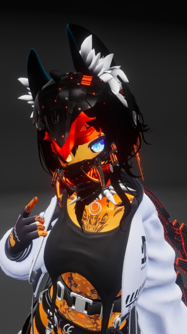 【3Dモデル】CFA-A-XV 多重装甲戦闘フェイスマスⅢ