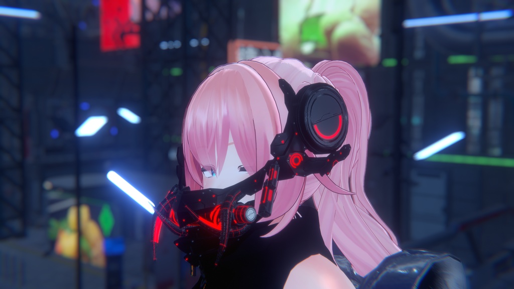 【3Dモデル】CFA-A-XV 多重装甲戦闘フェイスマスⅢ