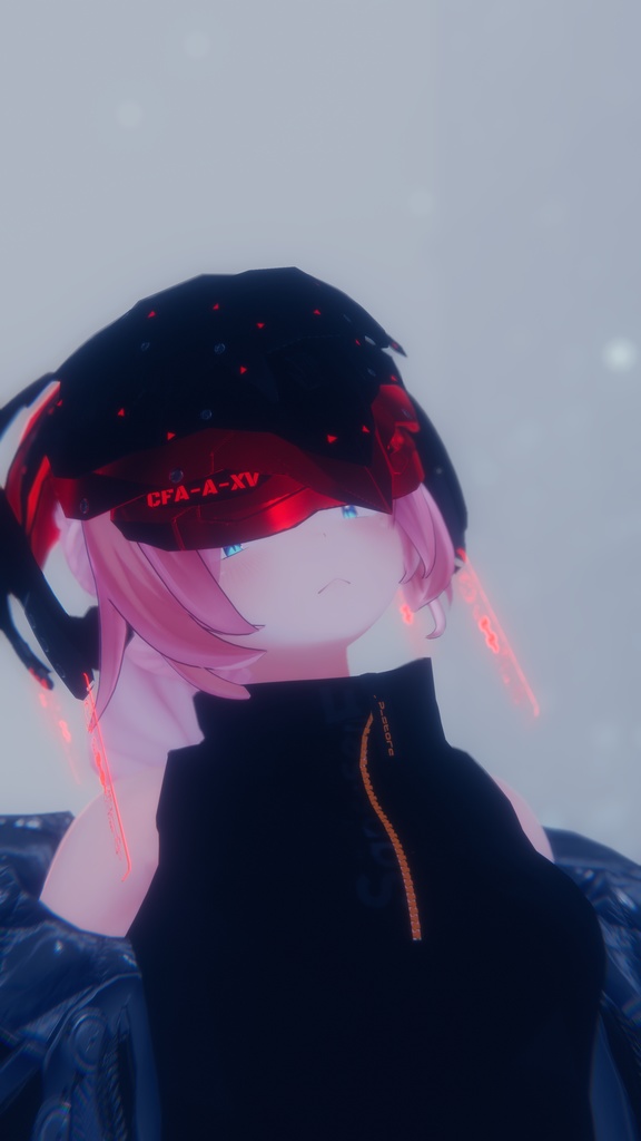 【3Dモデル】CFA-A-XV 多重装甲戦闘フェイスマスⅢ