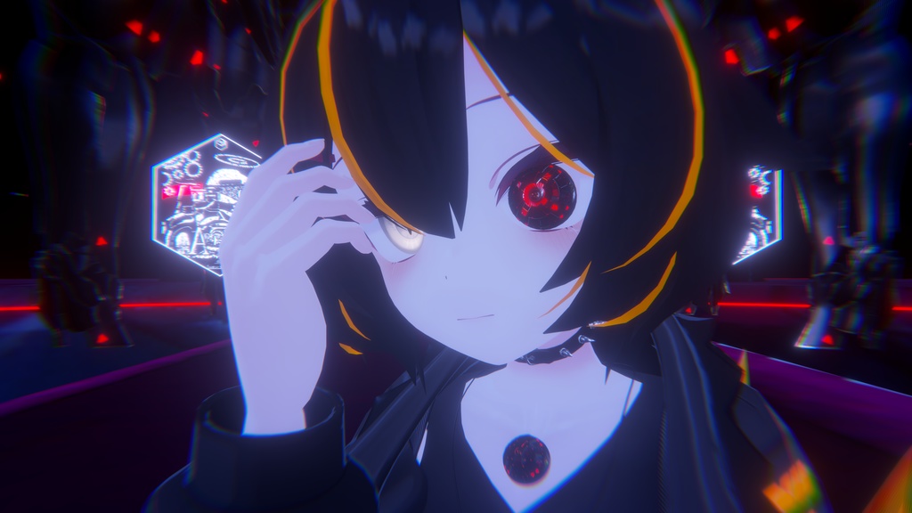 【3Dモデル】CFA-A-XVI 機械化義眼Ⅱ型