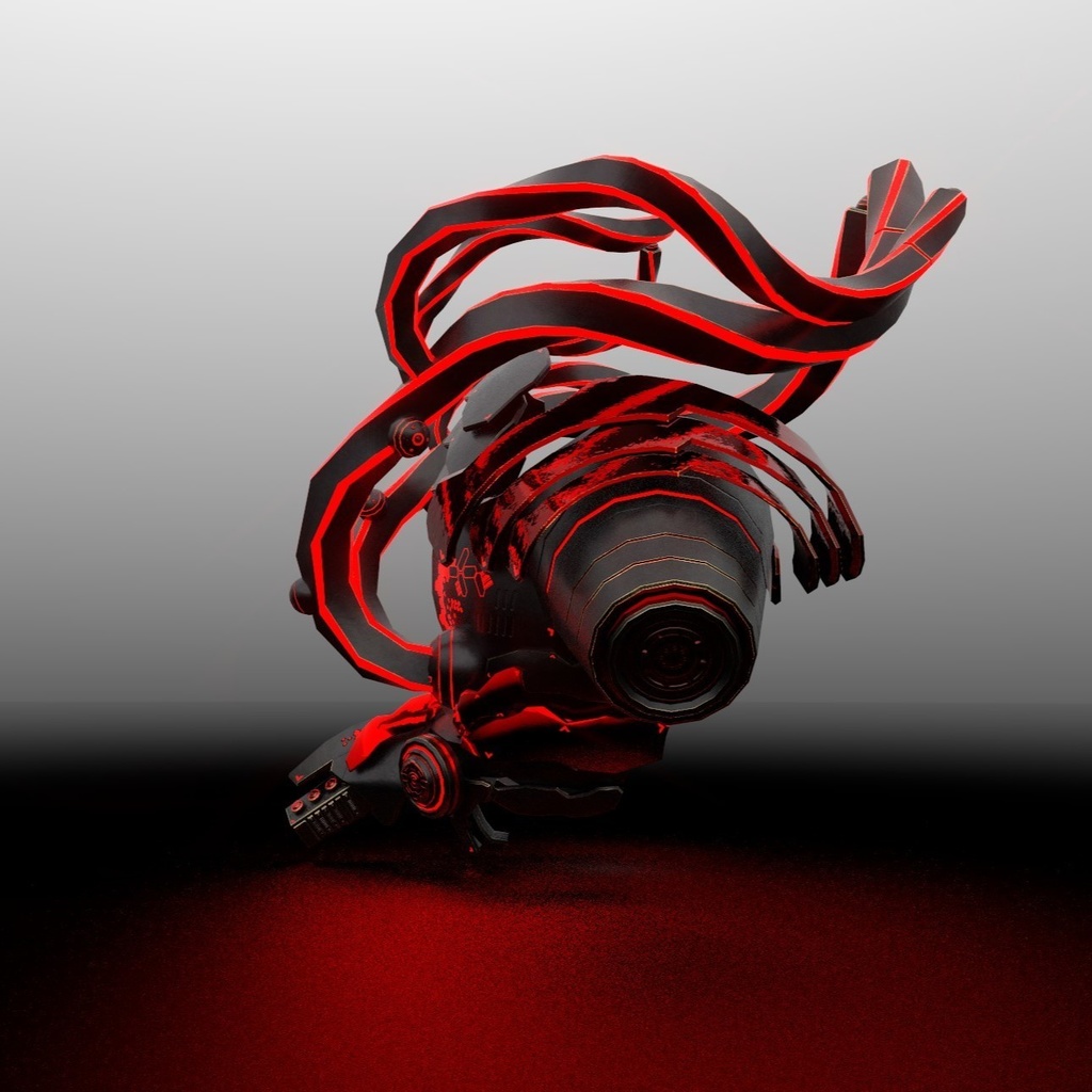 【3Dモデル】CFA-A-XVI 多重装甲戦闘フェイスマスⅣ