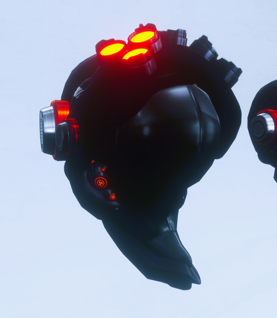 【3Dモデル】CFA-A-XVII 多重装甲戦闘フェイスマス V