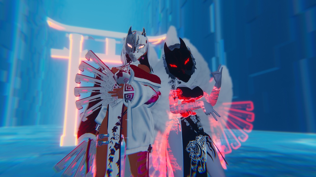 【3Dモデル】CFA-A-VIII 狐機面