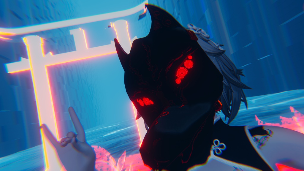 【3Dモデル】CFA-A-VIII 狐機面