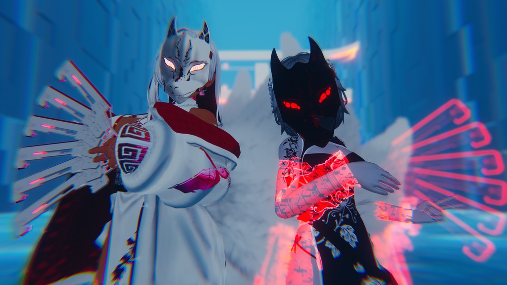 【3Dモデル】CFA-A-VIII 狐機面