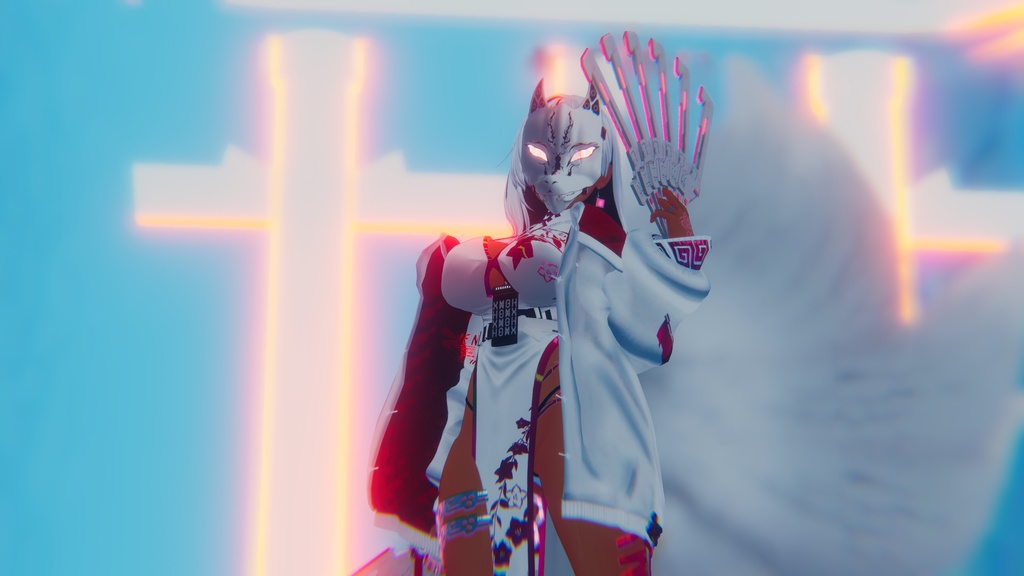 【3Dモデル】CFA-A-VIII 狐機面