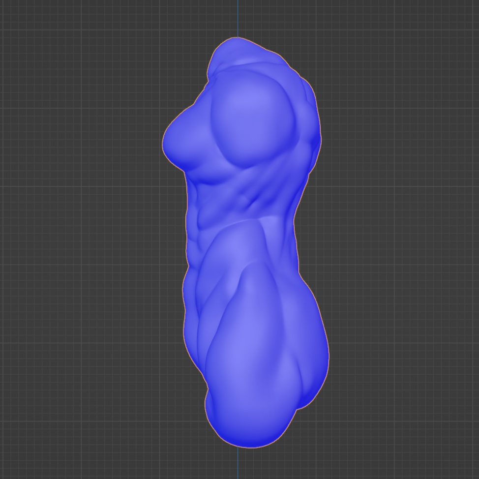 【3Dモデル】Free! CFA-女型筋肉胴体素体