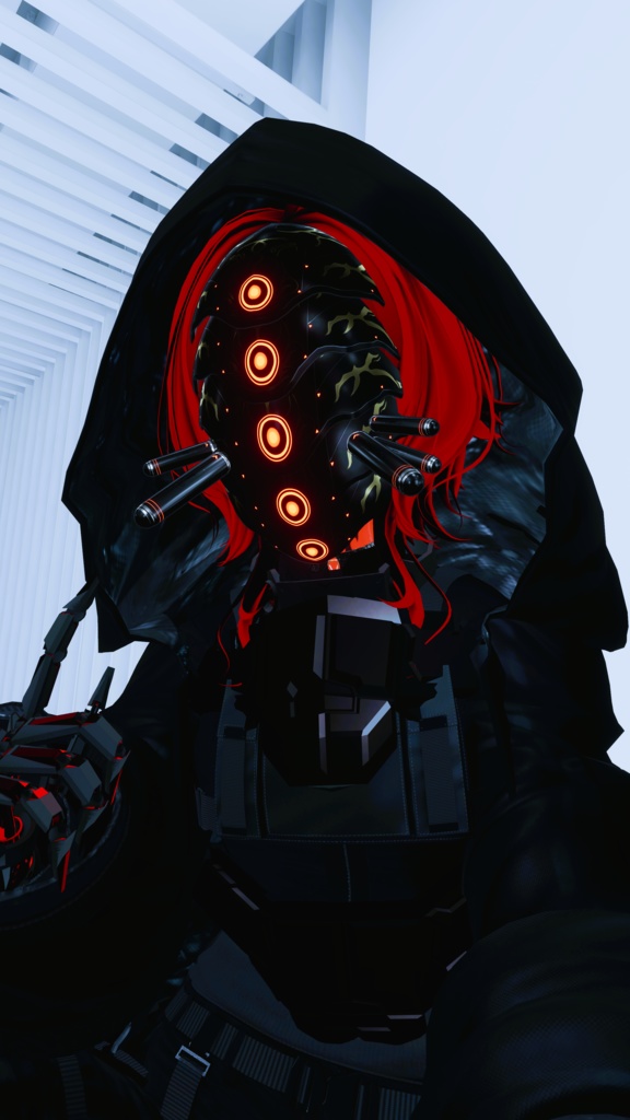 【3Dモデル】CFA-A-IX 多重装甲戦闘フェイスマス VI