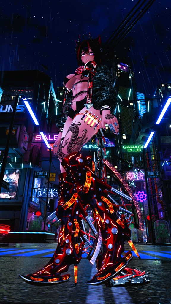 【3Dモデル】CFA-ML-Ⅰ 生体強化義足