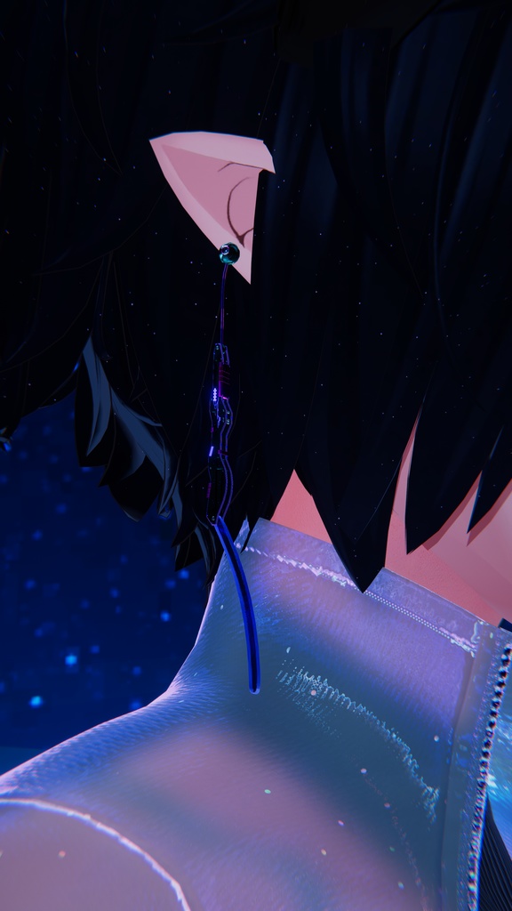 【3Dモデル】CFA-A-XI    Mond サイバーイヤリング