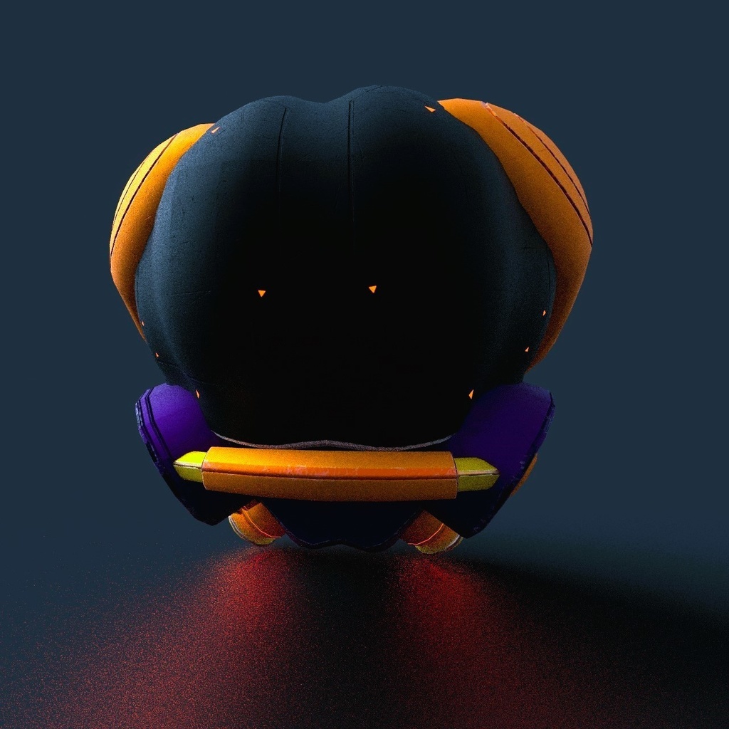 【3Dモデル】CFA-A-XIII 多重装甲戦闘フェイスマス XI