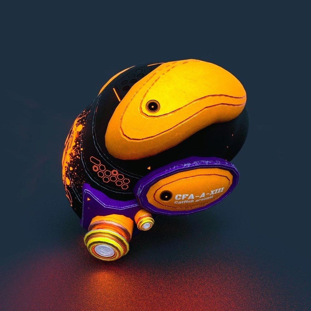 【3Dモデル】CFA-A-XIII 多重装甲戦闘フェイスマス XI