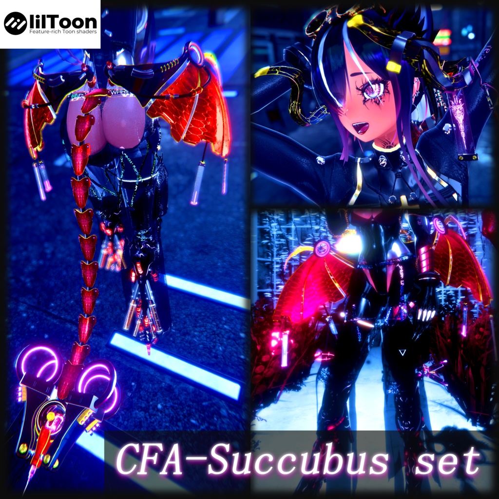 【3Dモデル】CFA-Succubus set