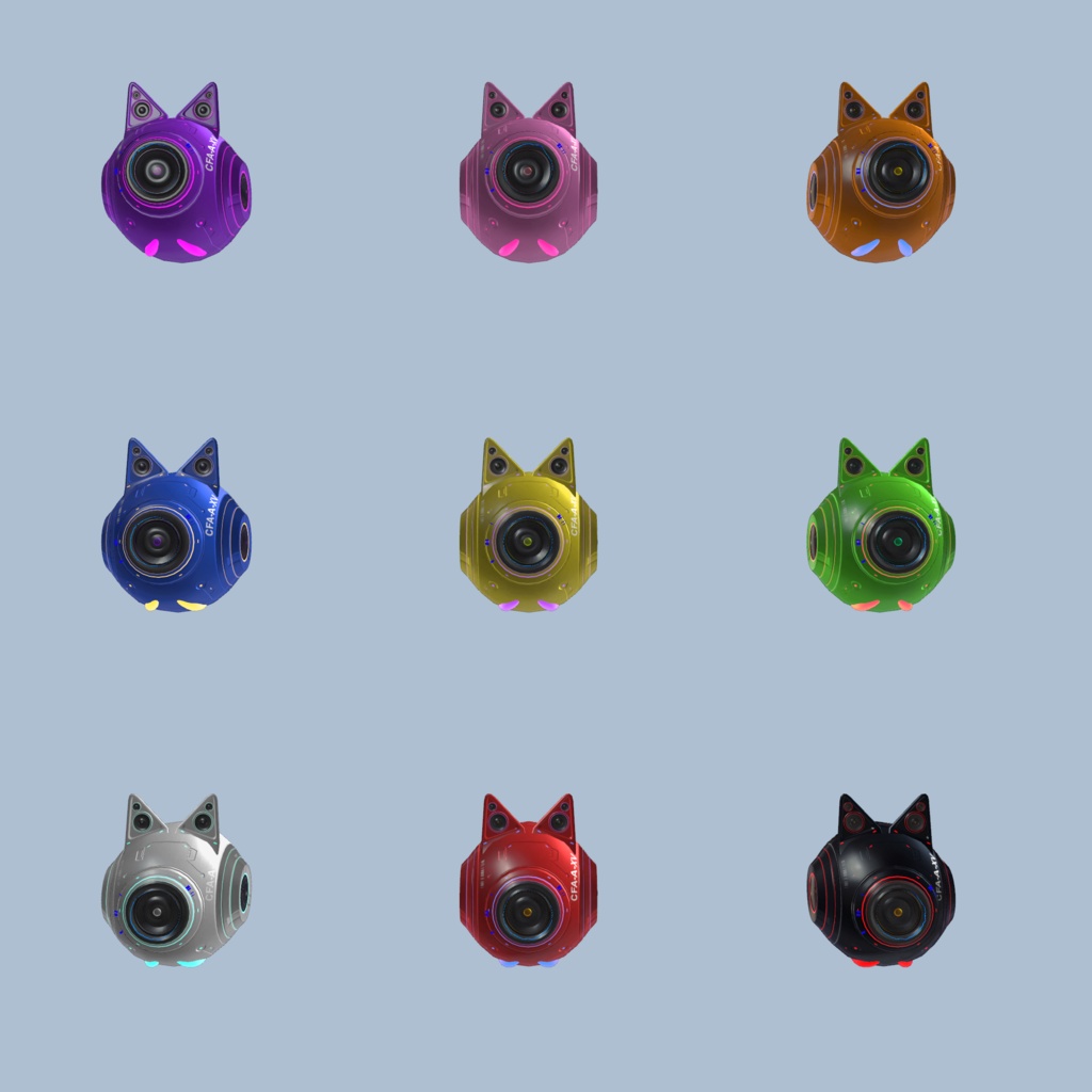 【3Dモデル】CFA-A-XV 猫耳スピーカードローン