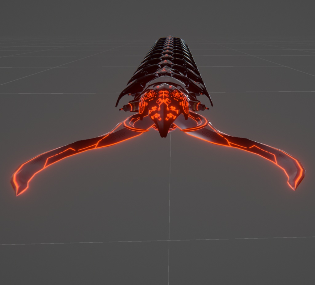 【3Dモデル】CFA-Tail-V Centipede