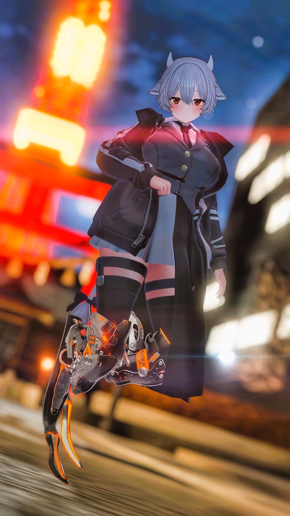 【3Dモデル】CFA-ML-Ⅱ 強化装甲義足