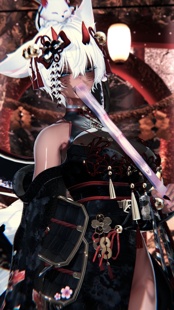 【MA対応】CFA_漆黒桜花_Sakura Hiougi【花弁Particle&開閉ギミック付き】