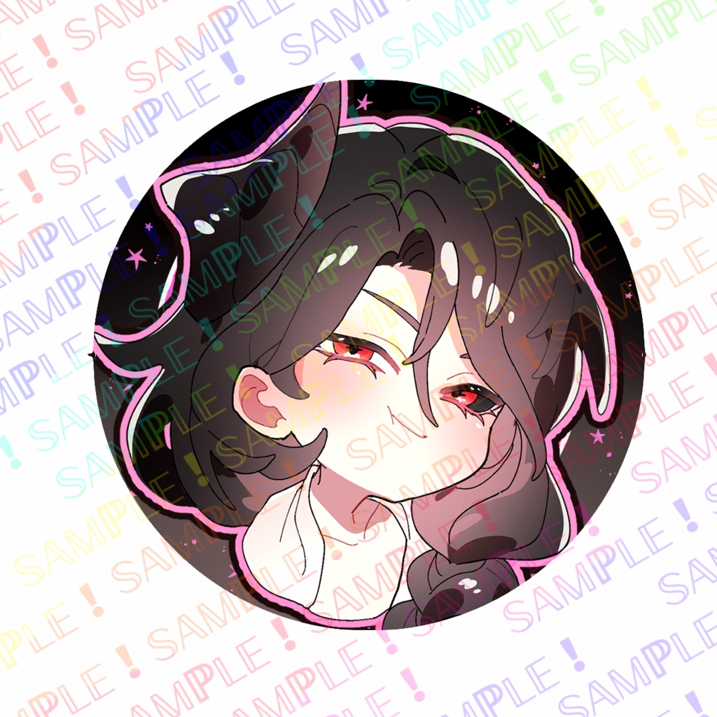 地獄王たちのぷにぷに缶バッチ☆(サタン、ベルゼブブ、マモン、ベルフェゴール、アスモデウス)