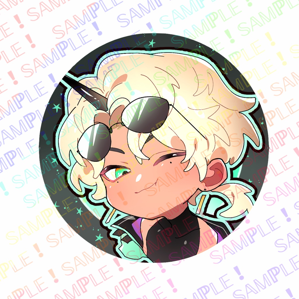 地獄王たちのぷにぷに缶バッチ☆(サタン、ベルゼブブ、マモン、ベルフェゴール、アスモデウス)