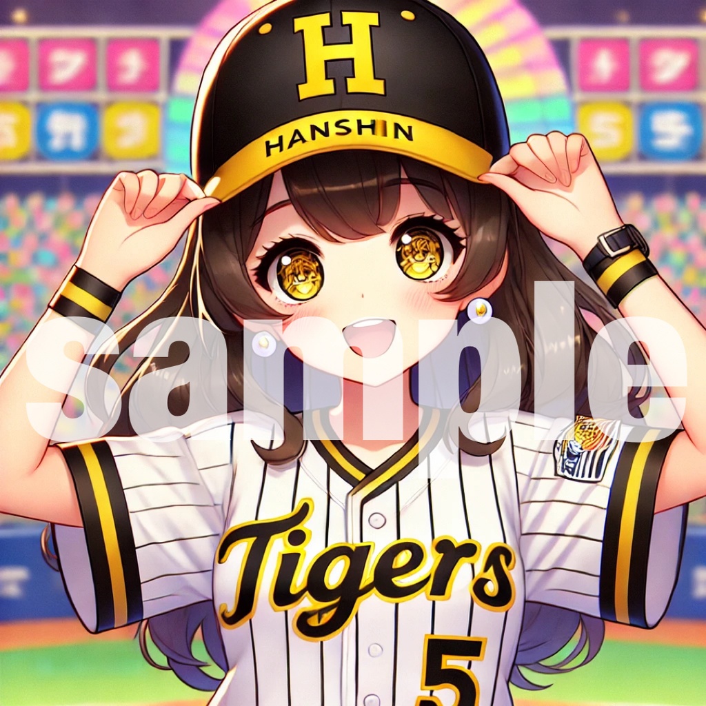 ［SNSアイコン］野球女子　虎