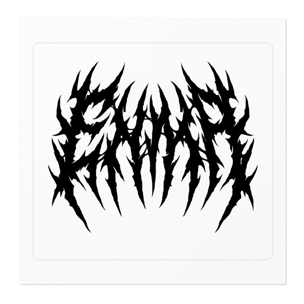 🤍閻魔ロゴステッカー🤍