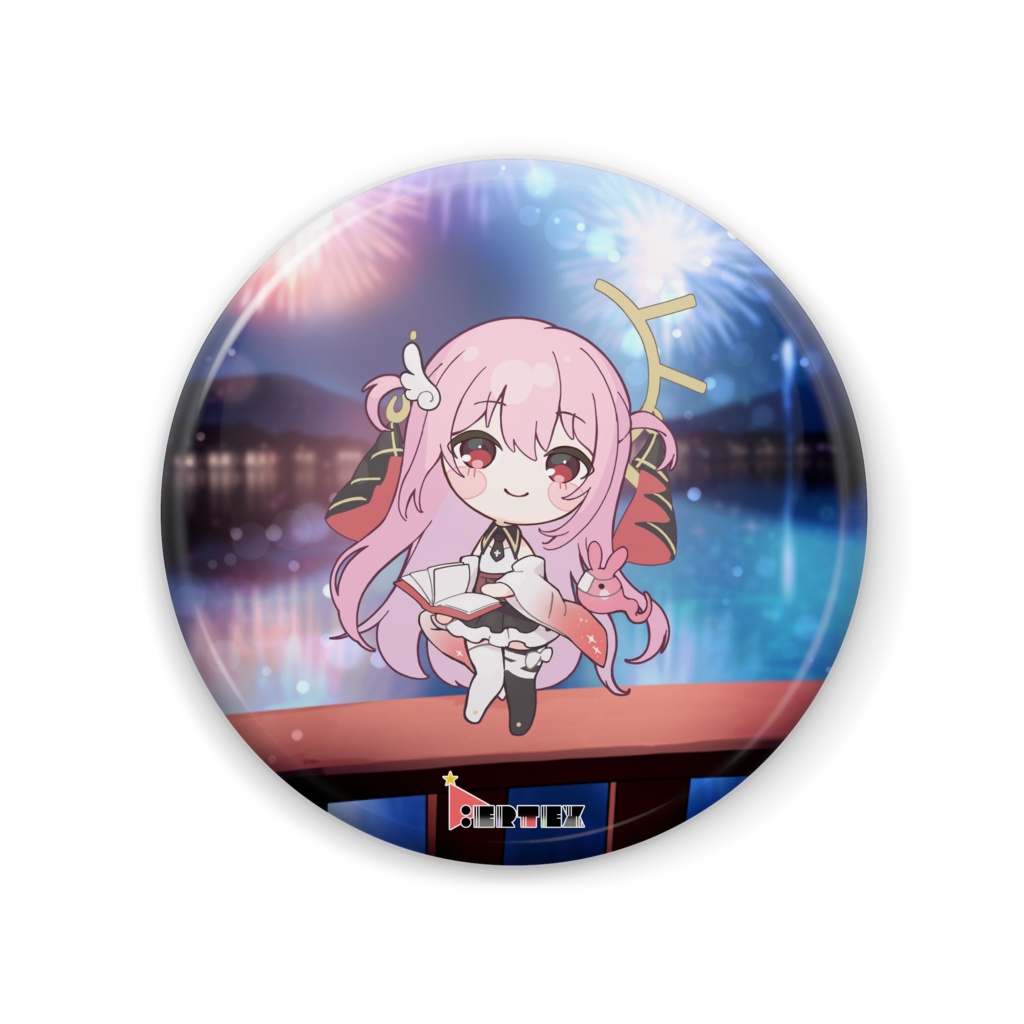 蒼井湊音 V.ertex1周年記念限定缶バッジ 初期立ち絵ver.