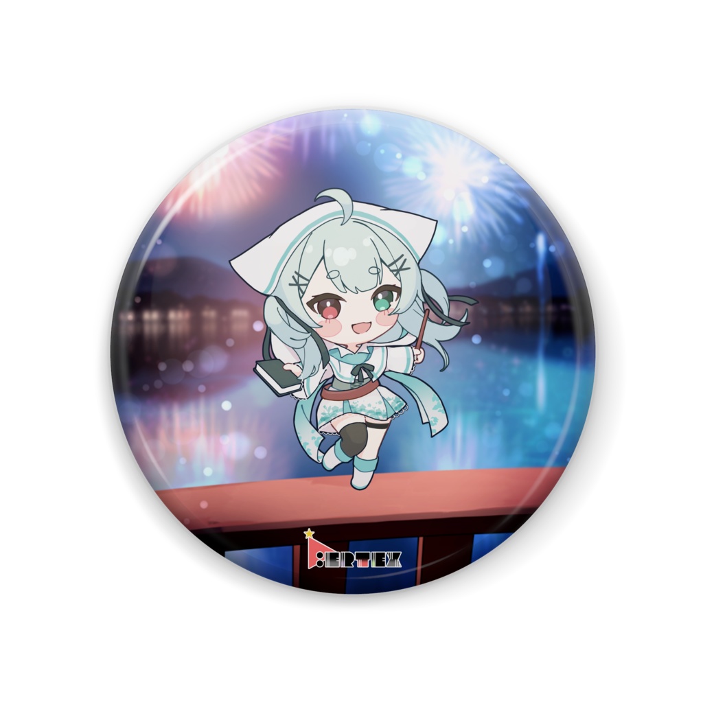 水星アルル V.ertex1周年記念限定缶バッジ 初期立ち絵ver.