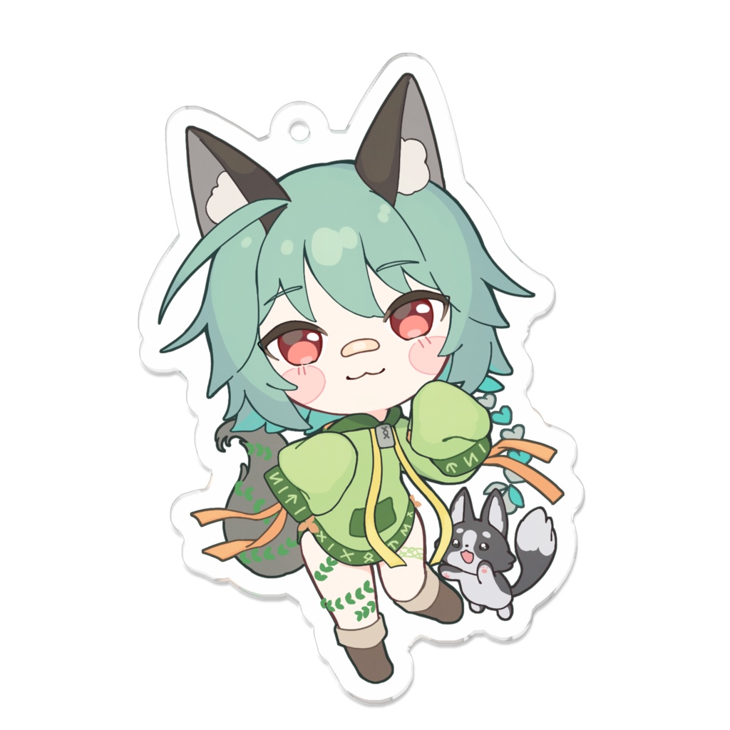 梛木之介 V.ertex1周年記念限定アクキー 初期立ち絵ver.