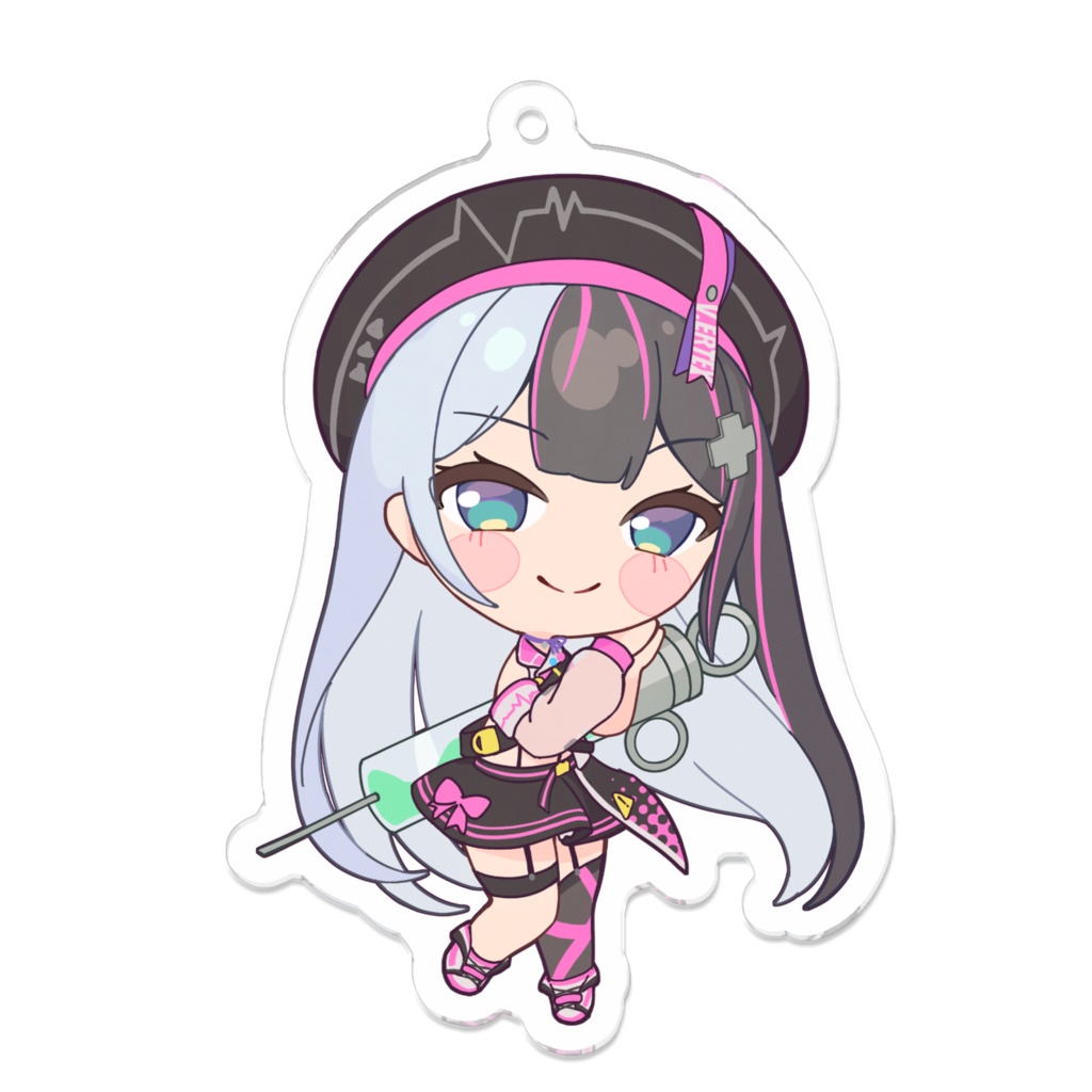 癒月サラ V.ertex1周年記念限定アクキー 初期立ち絵ver.