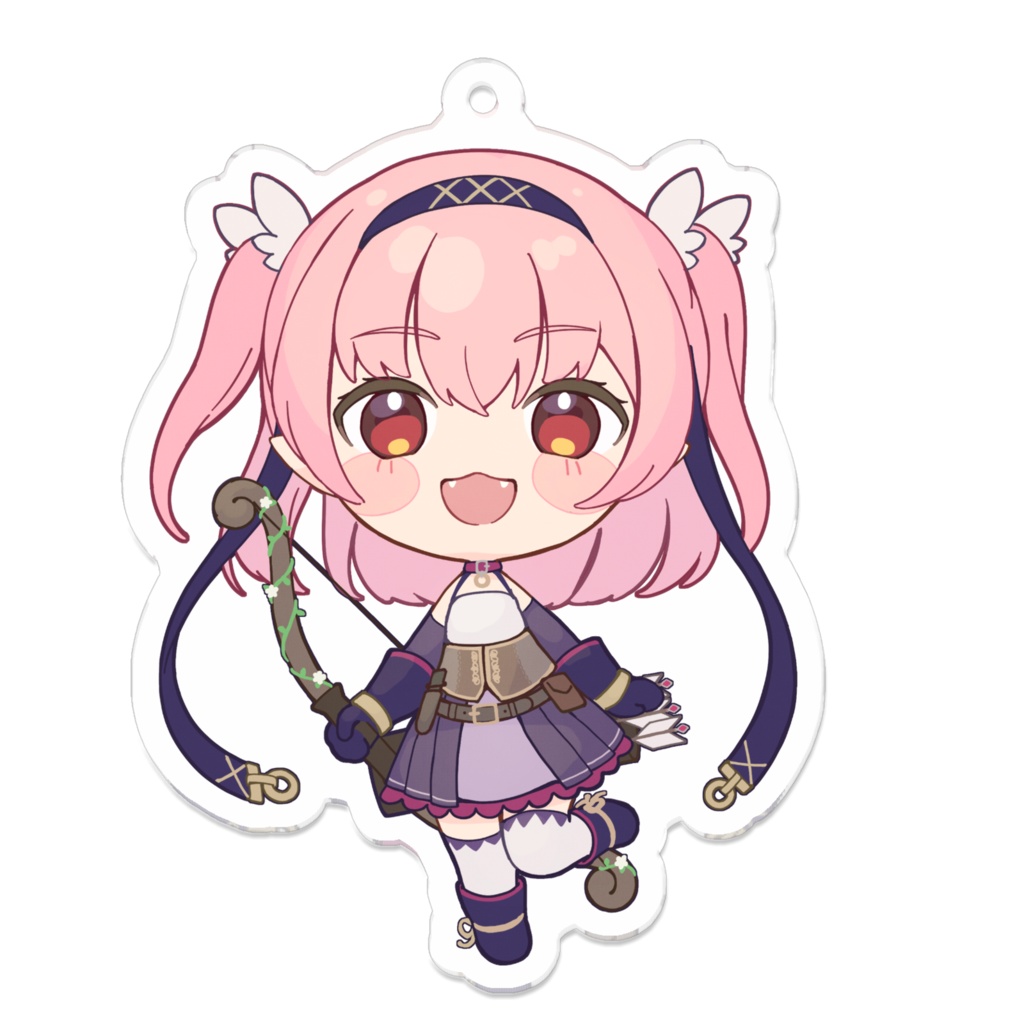 弓十弓とれび V.ertex1周年記念限定アクキー 初期立ち絵ver.