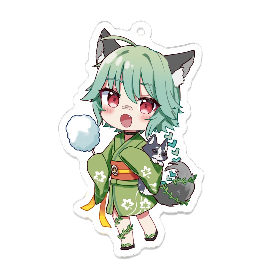 梛木之介 V.ertex1周年記念限定アクキー 浴衣ver.